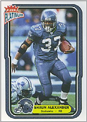 NFL 2004 Fleer Platinum - No 97 - Shaun Alexander