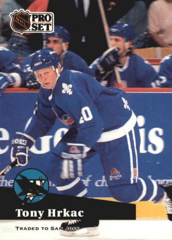 NHL 1991-92 ProSet - No 205 - Tony Hrkac