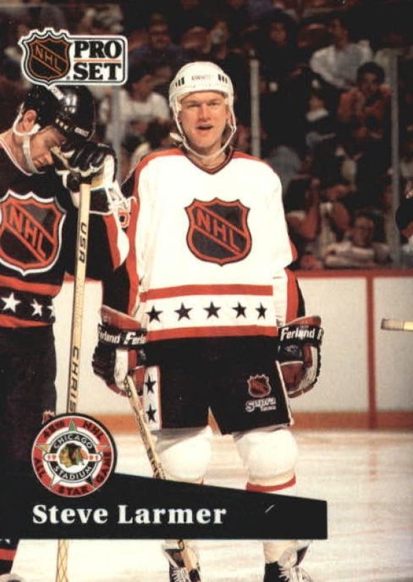 NHL 1991-92 ProSet - No 279 - Steve Larmer