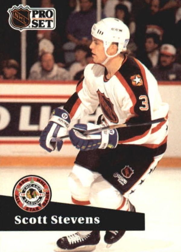 NHL 1991-92 ProSet - No 292 - Scott Stevens