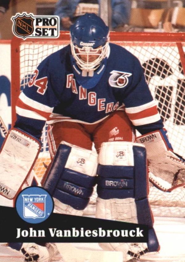 NHL 1991-92 ProSet French - No 447 - John Vanbiesbrouck