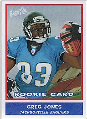 NFL 2004 Bazooka - No 204 - Greg Jones