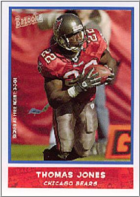 NFL 2004 Bazooka - No 44 - Thomas Jones