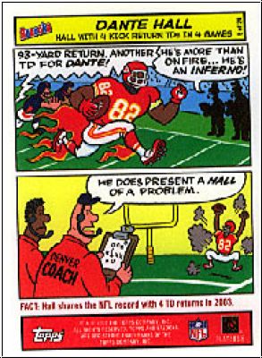 NFL 2004 Bazooka Comics - No 5/11 - Dante Hall