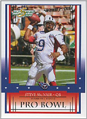 NFL 2004 Score Scorecard - No 332 - Steve McNair