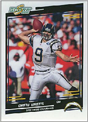 NFL 2004 Score - No 258 - Drew Brees