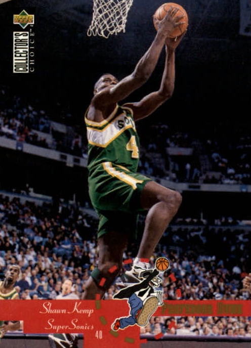 NBA 1995-96 Collector's Choice - No 201 - Shawn Kemp