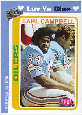 NFL 2004 Topps Fan Favorites - No 25 - Earl Campbell