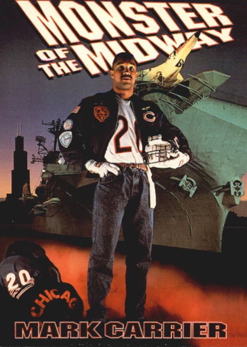 NFL 1992 SkyBox Prime Time - No 202 - Mark Carrier