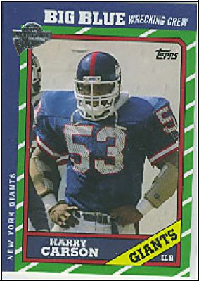 NFL 2004 Topps Fan Favorites - No 33 - Harry Carson