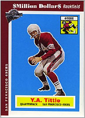 NFL 2004 Topps Fan Favorites - No 85 - Yelvington A. Tittle