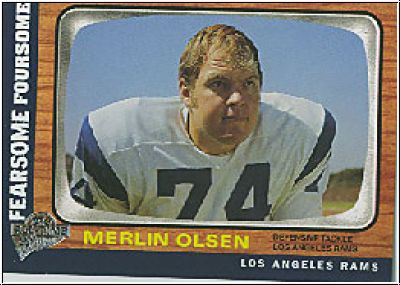 NFL 2004 Topps Fan Favorites - No 68 - Merlin Olsen