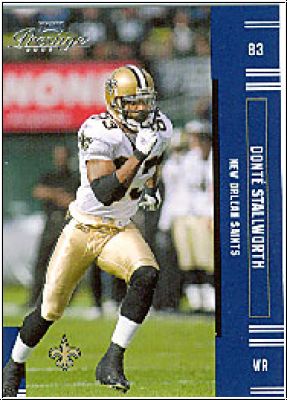 NFL 2005 Playoff Prestige - No 86 - Donté Stallworth