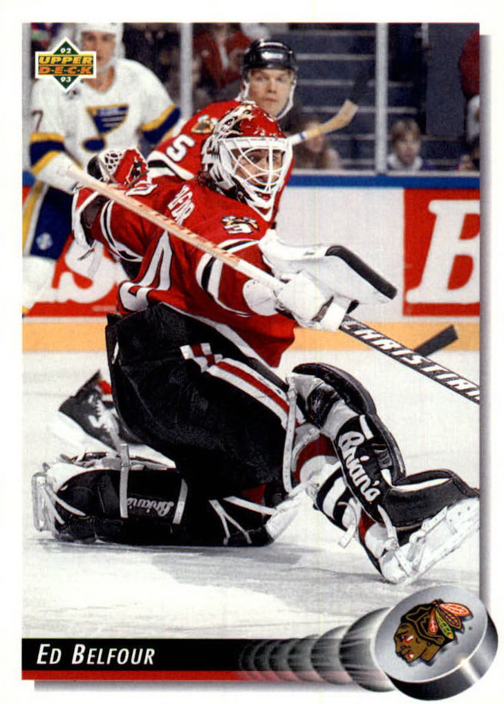 NHL 1992 / 93 Upper Deck - No 203 - Ed Belfour