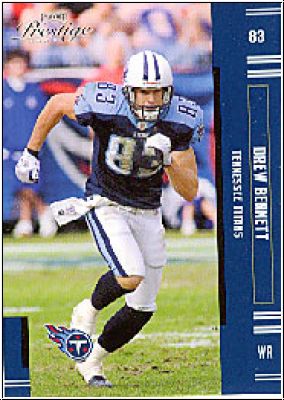 NFL 2005 Playoff Prestige - No 138 - Drew Bennett