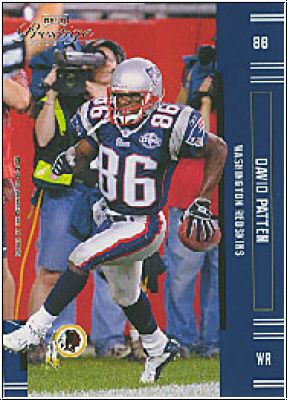 NFL 2005 Playoff Prestige - No 83 - David Patten