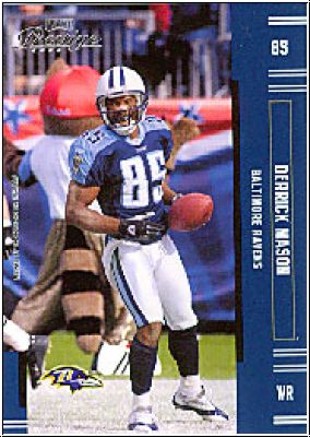 NFL 2005 Playoff Prestige - No 137 - Derrick Mason