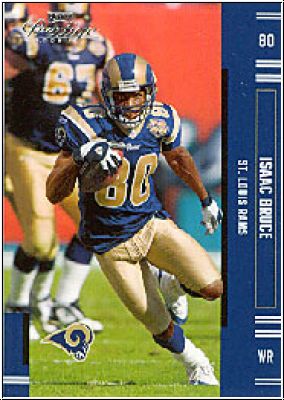 NFL 2005 Playoff Prestige - No 127 - Isaac Bruce