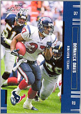 NFL 2005 Playoff Prestige - No 54 - Domanick Davis