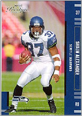 NFL 2005 Playoff Prestige - No 126 - Shaun Alexander