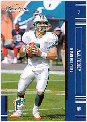 NFL 2005 Playoff Prestige - No 70 - A.J. Feeley