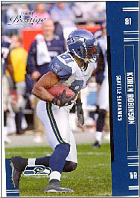 NFL 2005 Playoff Prestige - No 123 - Koren Robinson