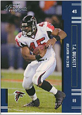 NFL 2005 Playoff Prestige - No 8 - TJ Duckett