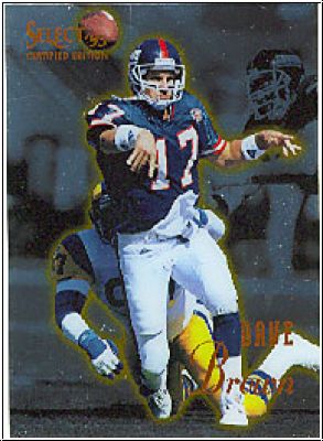 NFL 1995 Select Certified - No 37 - Dave Brown