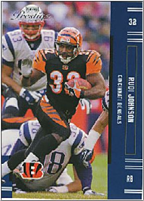 NFL 2005 Playoff Prestige - No 28 - Rudi Johnson