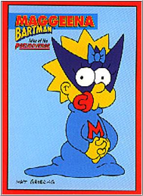 Simpsons 1994 SkyBox Bartman Cards - No B3