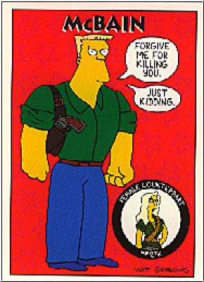 Simpsons 1993 SkyBox - No S 39 - McBain