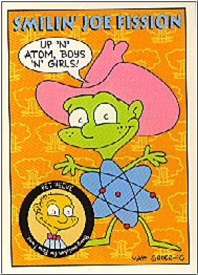 Simpsons 1993 SkyBox - No S 28 - Smilin' Joe Fission