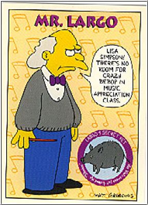 Simpsons 1993 SkyBox - No S 13 - Dewey Largo