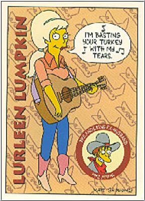 Simpsons 1993 SkyBox - No S 21 - Lurleen Lumpkin