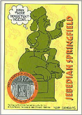 Simpsons 1994 SkyBox - No S 39 - Jebediah Springfield