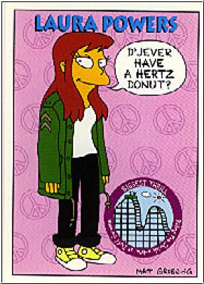 Simpsons 1994 SkyBox - No S 6 - Laura Powers