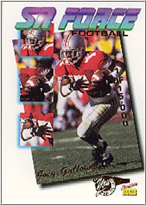 NFL 1995 Signature Rookies Tetrad SR Force - No F27 - Joe Galloway