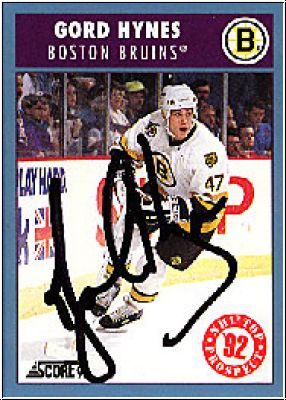 DEL 1992 Score Canadien - No 483 - Gord Hynes