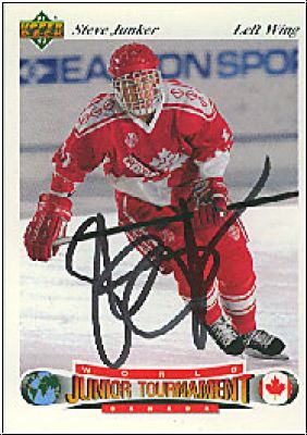 DEL 1991 Upper Deck - No 57 - Steve Junker