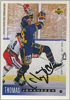 DEL 1995 Upper Deck SICO - No 40 - Thomas Johansson