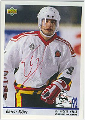 DEL 1992 / 93 Upper Deck - No 372 - Ernst Köpf