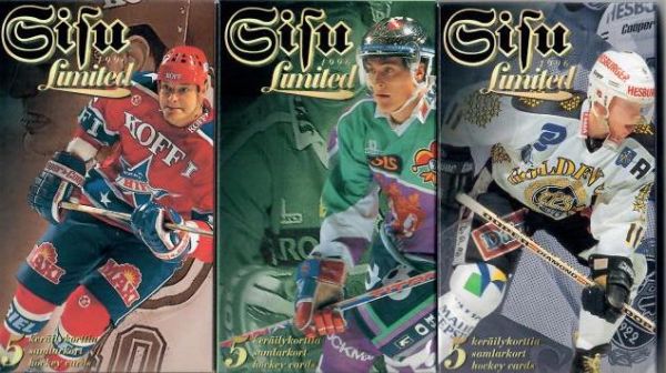 FIN 1995-96 Leaf SISU Limited mit Hologramm Karte von Saku Koivu - Box