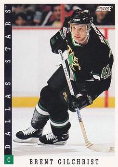 NHL 1993 / 94 Score - No 206 - Brent Gilchrist