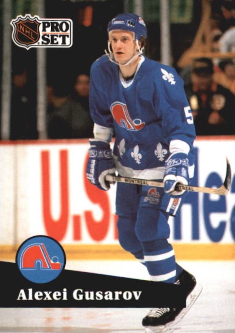 NHL 1991-92 ProSet French - No 207 - Alexei Gusarov