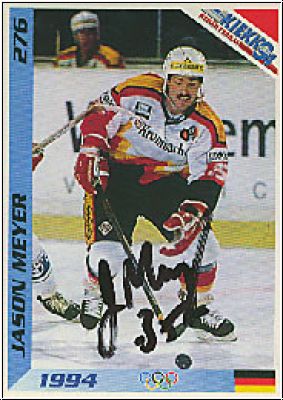 DEL 1994 KIEKKO - No 276 - Jason Meyer