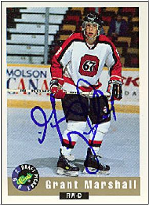 DEL 1992 Classic Draft Picks - No 13 - Grant Marshall