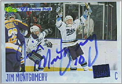 DEL 1993 Classic Hockey Draft - No. 55 - Jim Montgomery