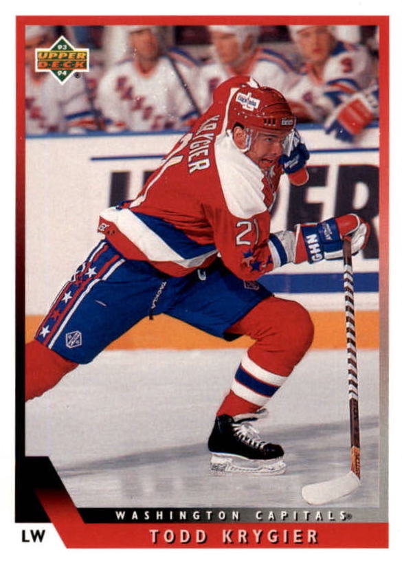 NHL 1993 / 94 Upper Deck - No 207 - Todd Krygier