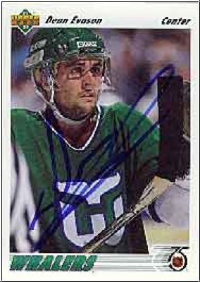 DEL 1991 / 92 Upper Deck - No 127 - Dean Evason