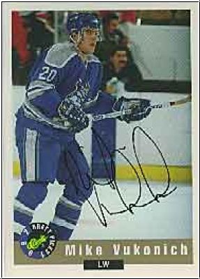 DEL 1992 Classic Draft Picks - No 110 - Mike Vukonich